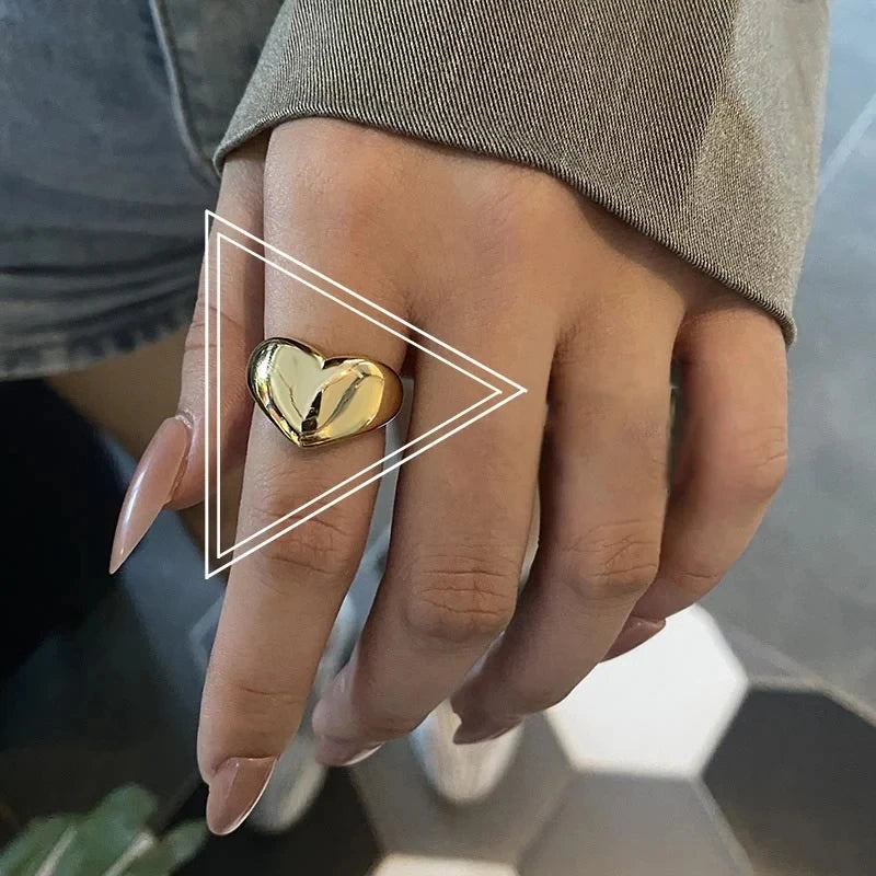 Heart Stainless Steel Ring