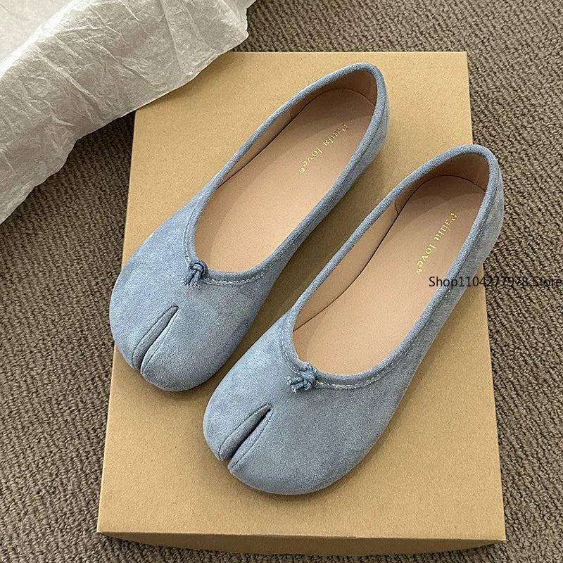 Colorful Tabi Flats