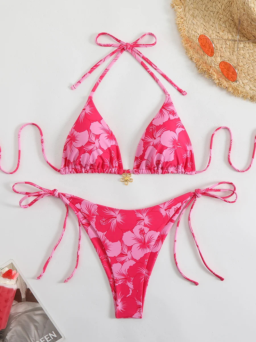 Micro Triangle Brazilian Bikini Set