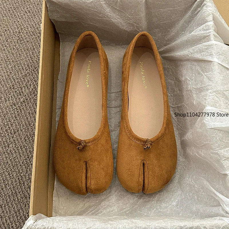 Colorful Tabi Flats