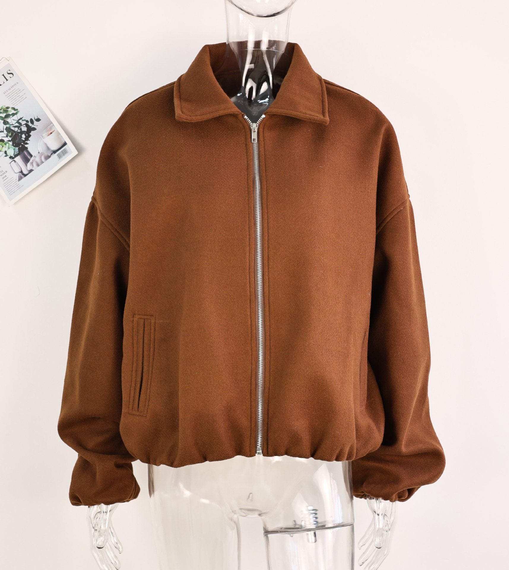 Suede Short Jacket
