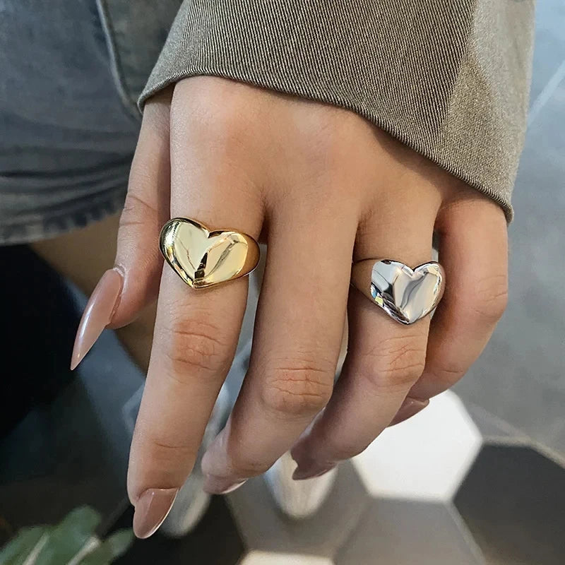 Heart Stainless Steel Ring