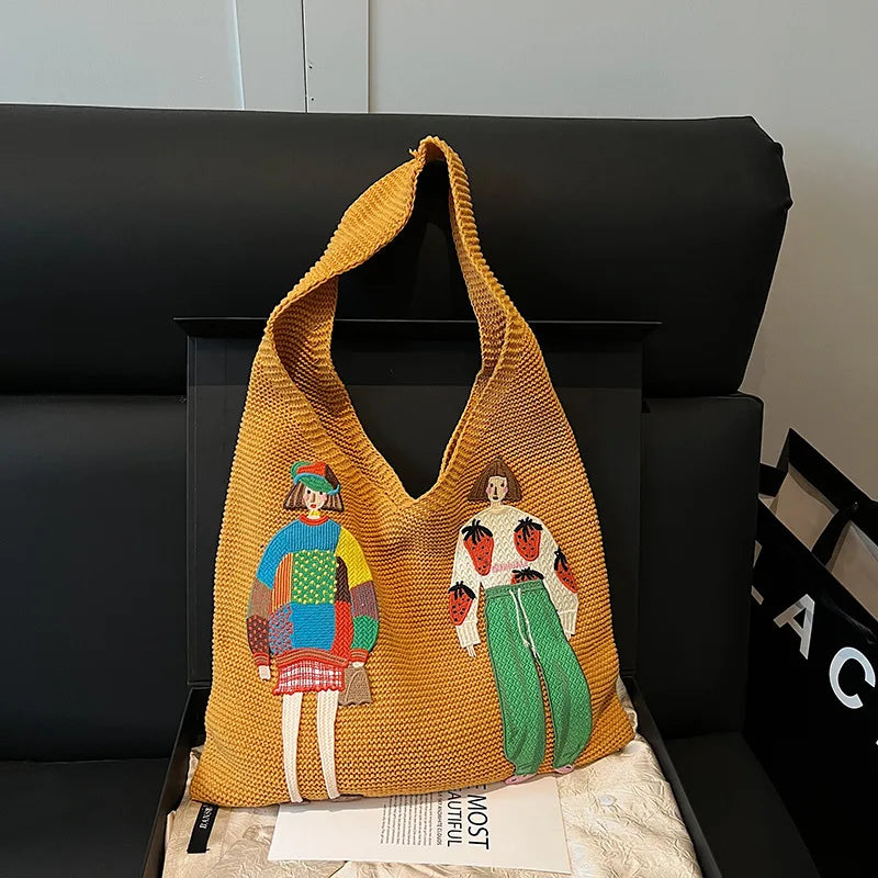 Woven People Tote Bag