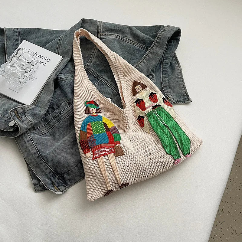 Woven People Tote Bag