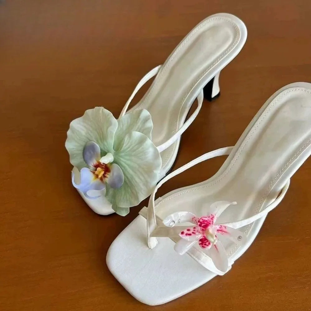 Flower Sandal Heel