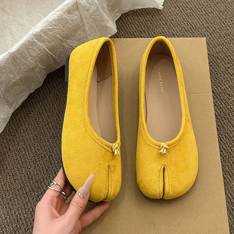Colorful Tabi Flats