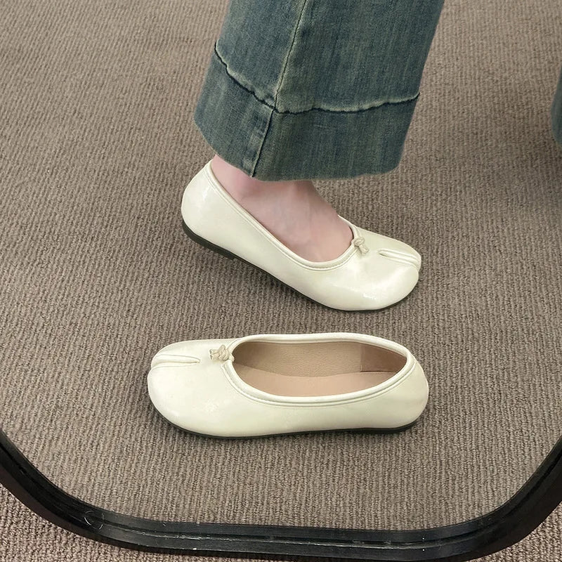 Colorful Tabi Flats