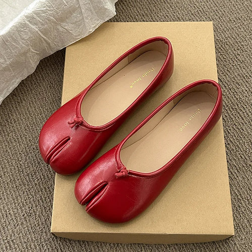 Colorful Tabi Flats