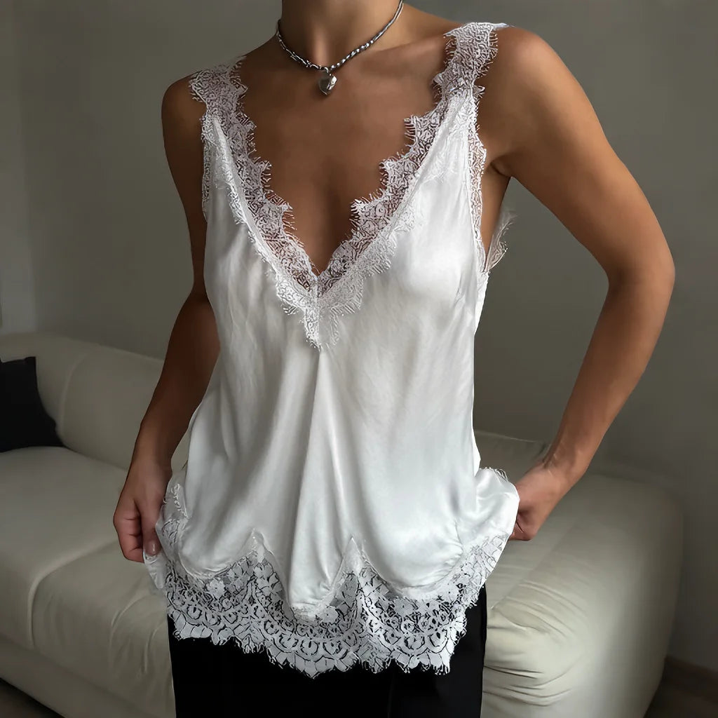 Lace Camisole & Maxi Skirt