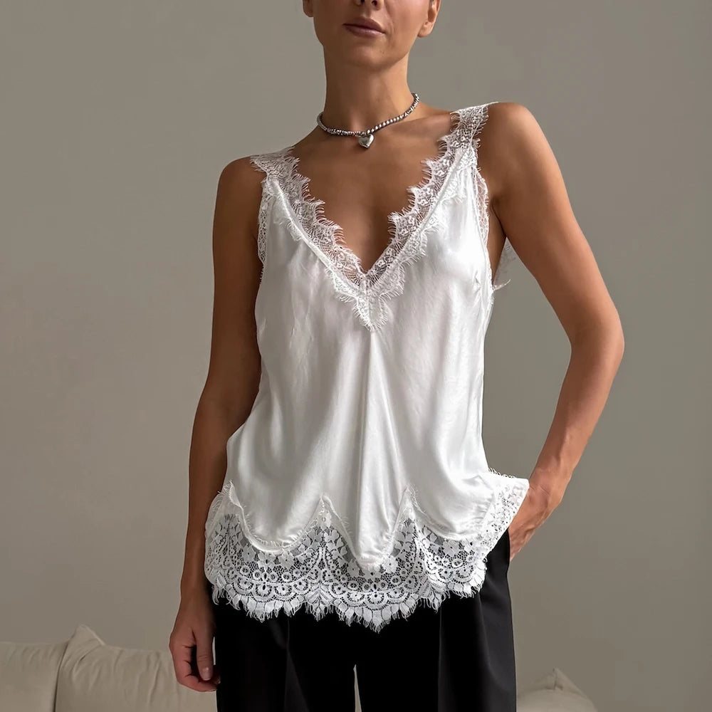 Lace Camisole & Maxi Skirt