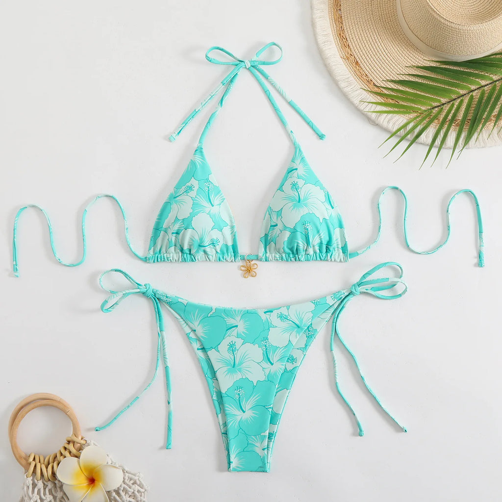 Micro Triangle Brazilian Bikini Set
