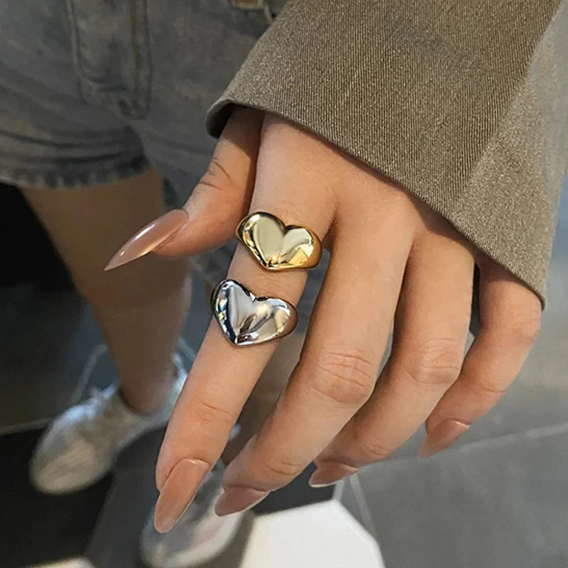 Heart Stainless Steel Ring
