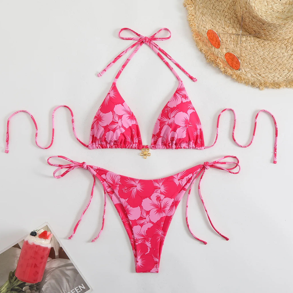 Micro Triangle Brazilian Bikini Set