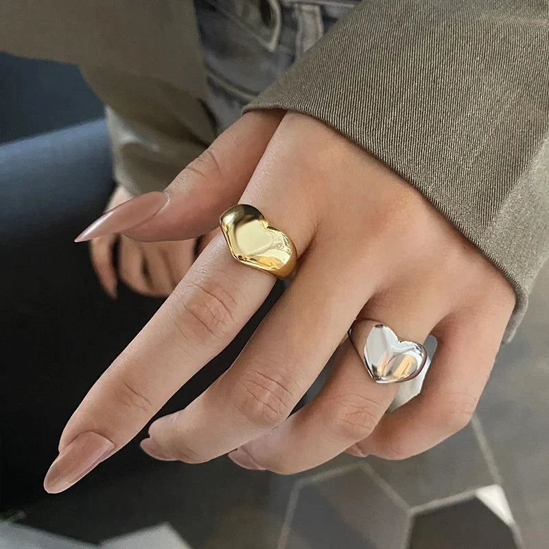 Heart Stainless Steel Ring