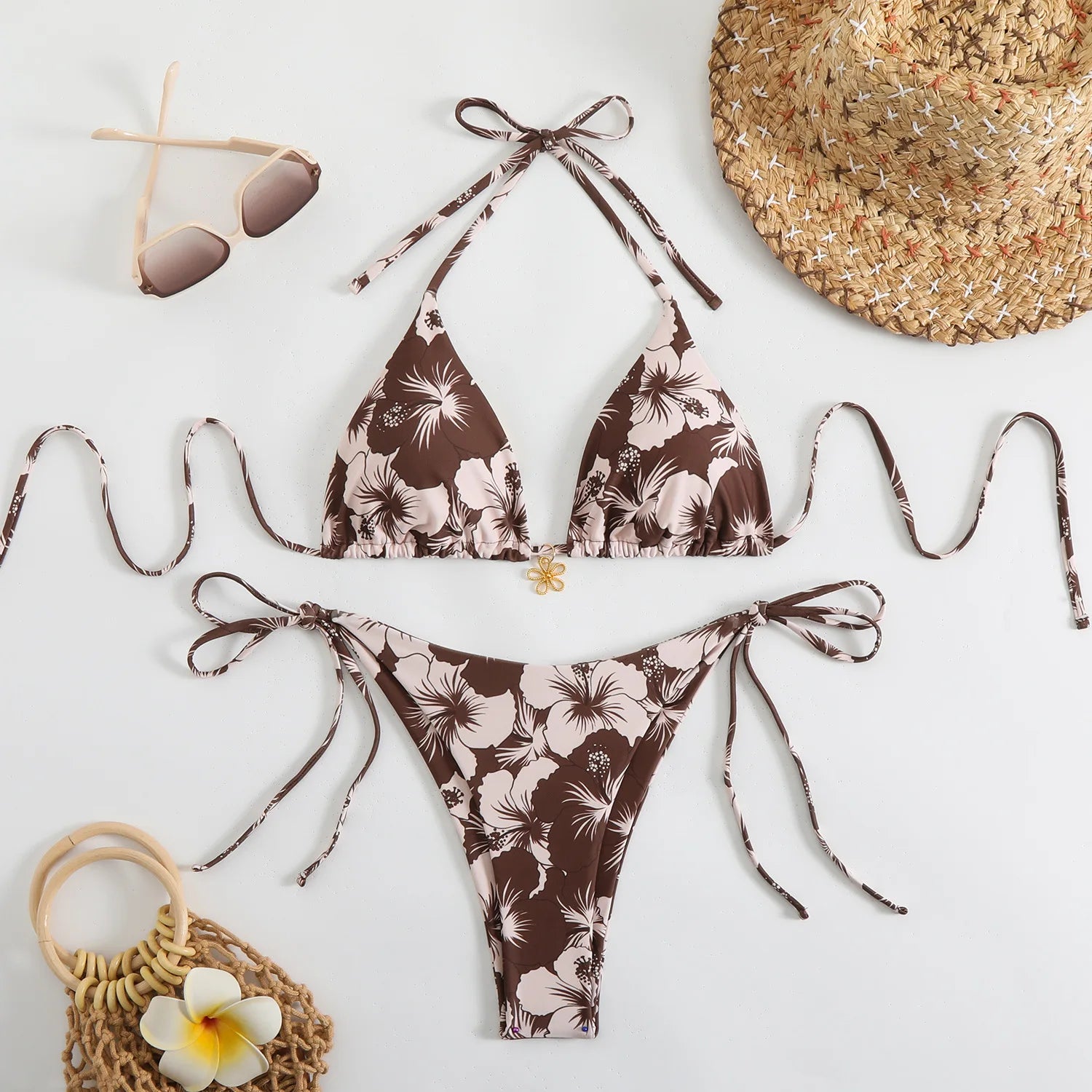 Micro Triangle Brazilian Bikini Set