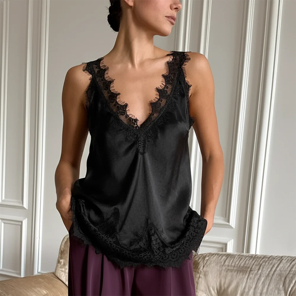 Lace Camisole & Maxi Skirt