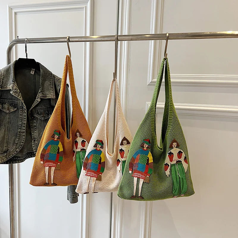 Woven People Tote Bag