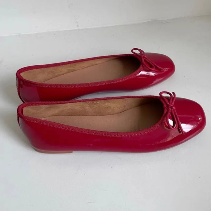 Colorful Bow Ballet Flat