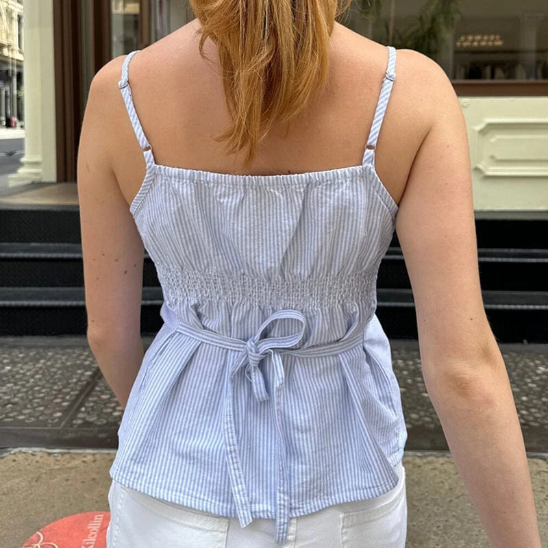 Button Detailed Long Cami