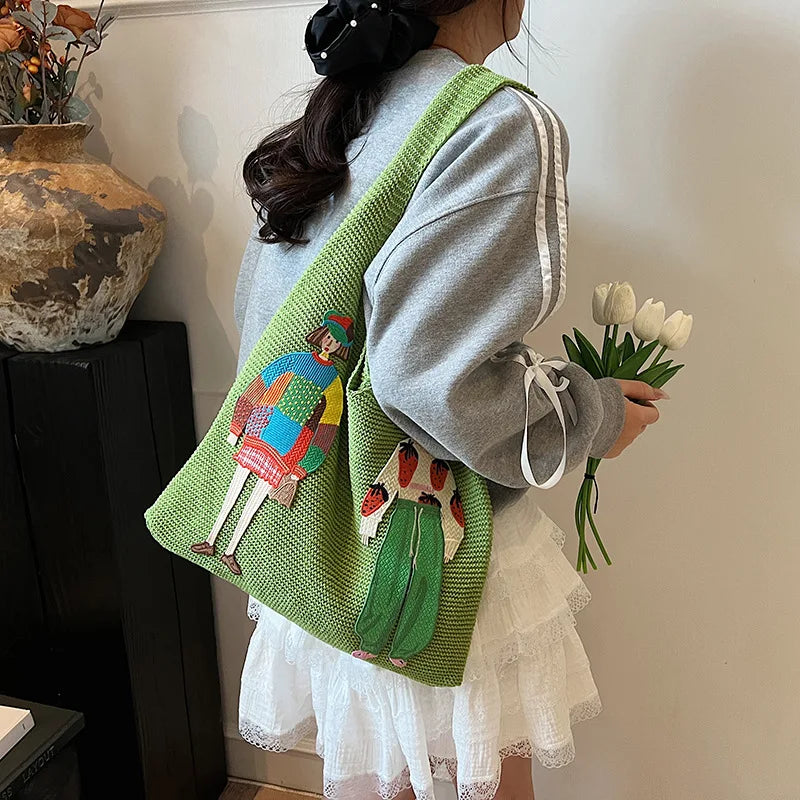 Woven People Tote Bag