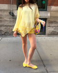 Sheer Asymmetrical Poncho