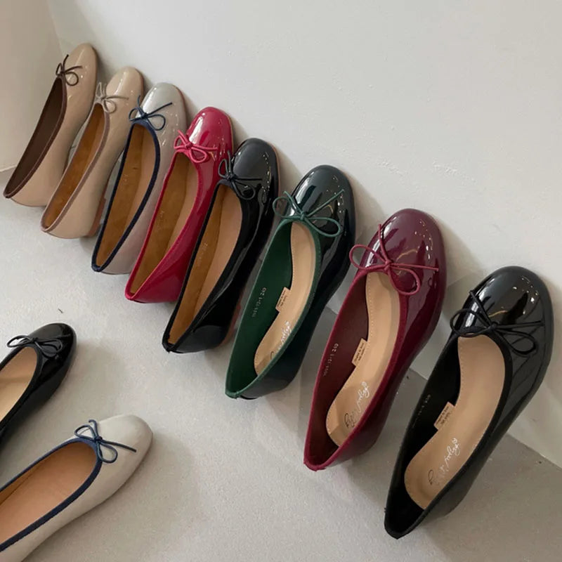 Colorful Bow Ballet Flat