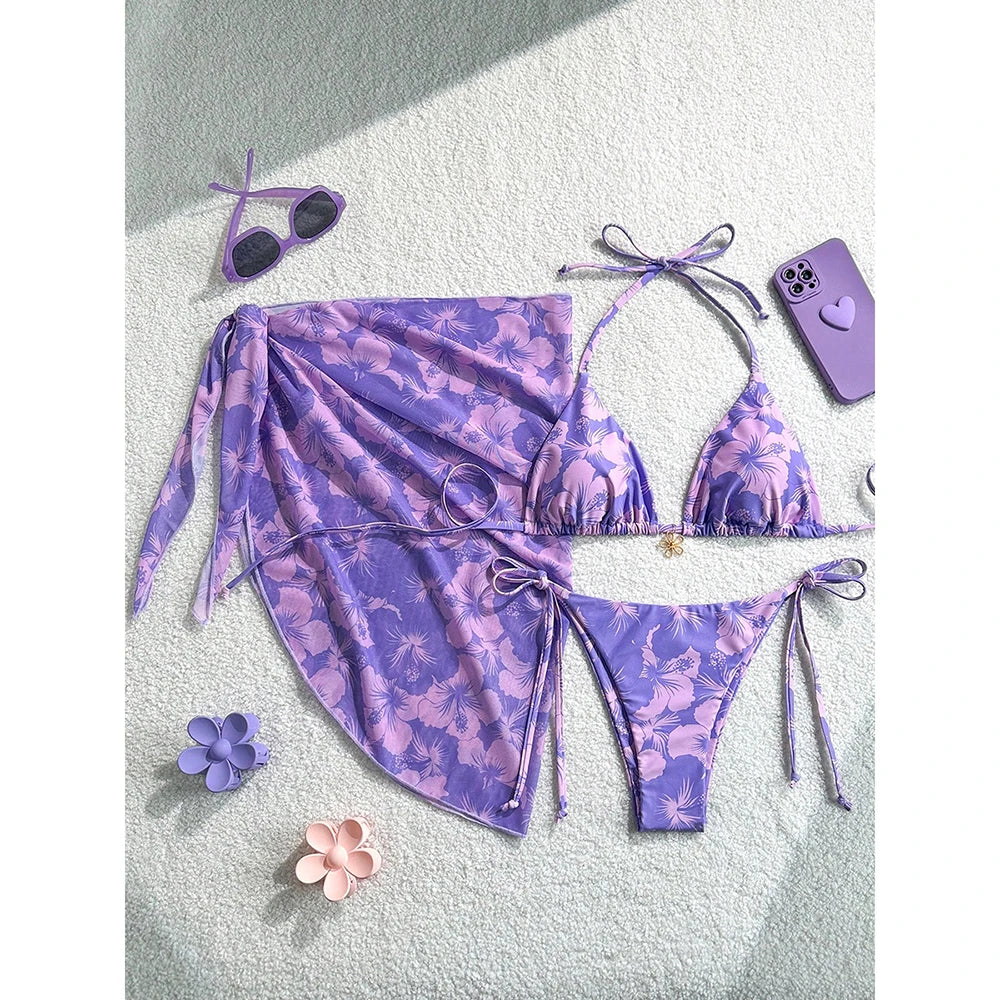 Micro Triangle Brazilian Bikini Set