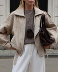 Suede Short Jacket