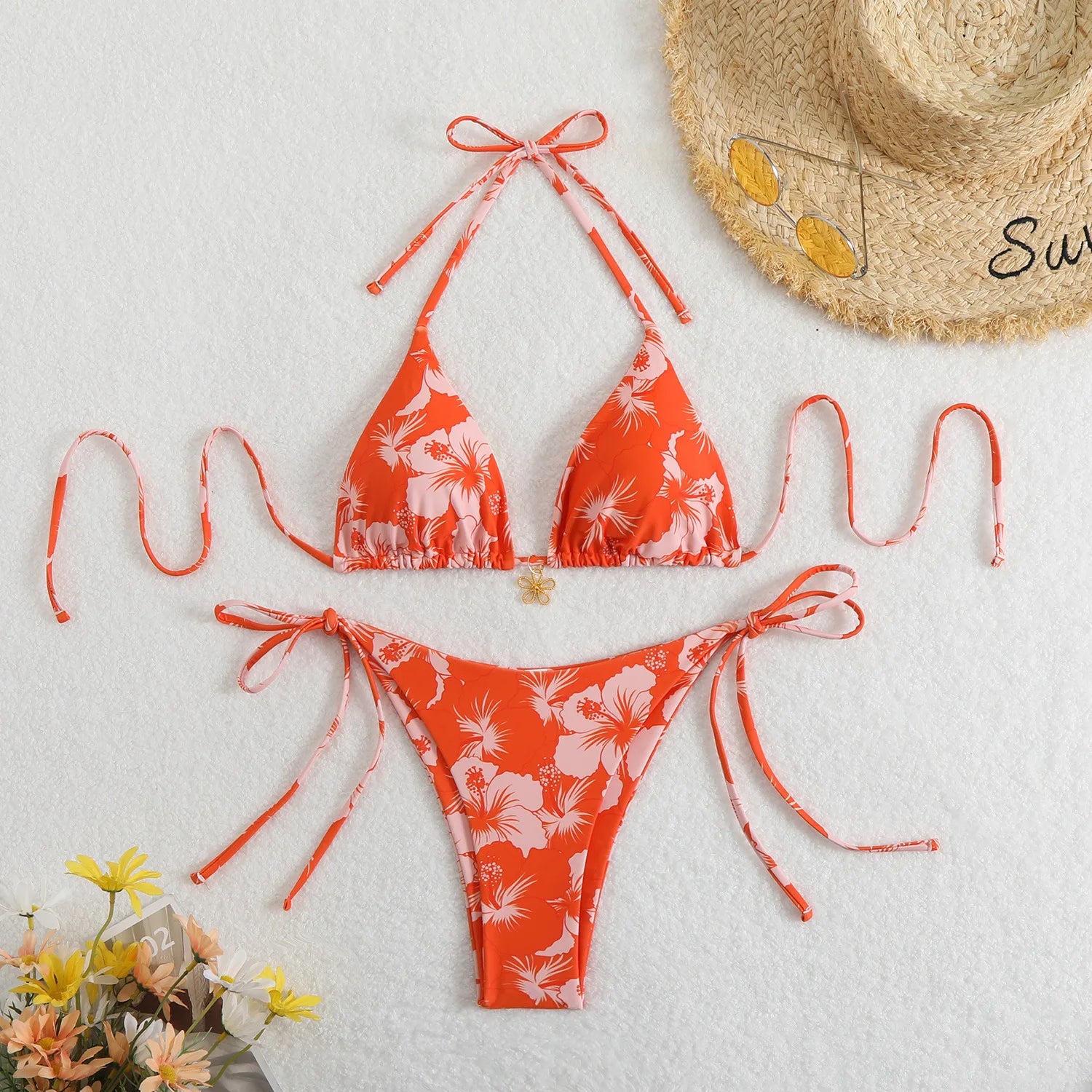 Micro Triangle Brazilian Bikini Set