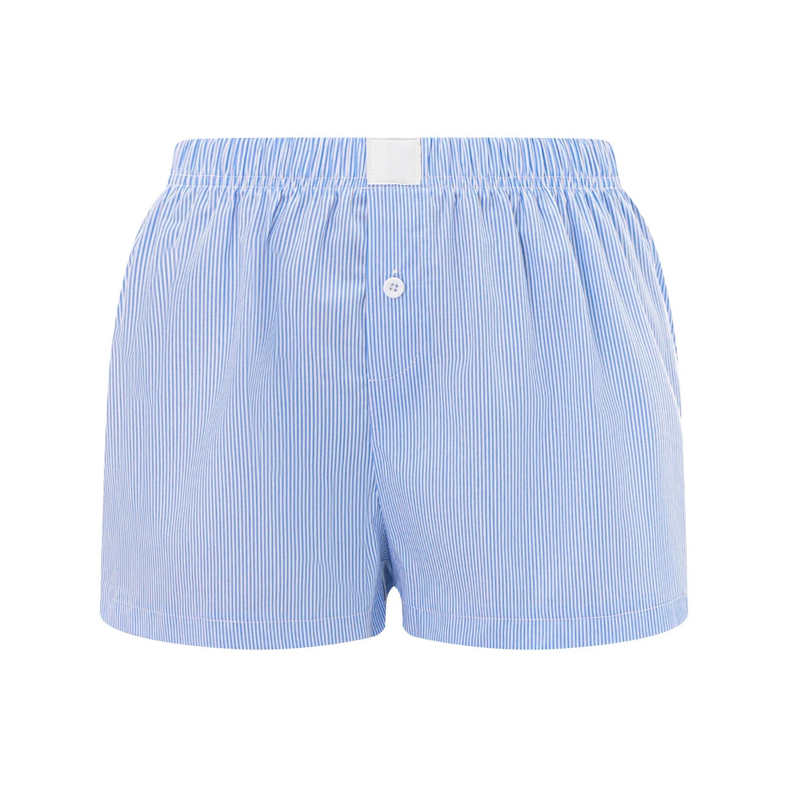 Plaid Low‑Waist Lounge Shorts