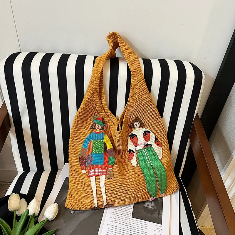 Woven People Tote Bag