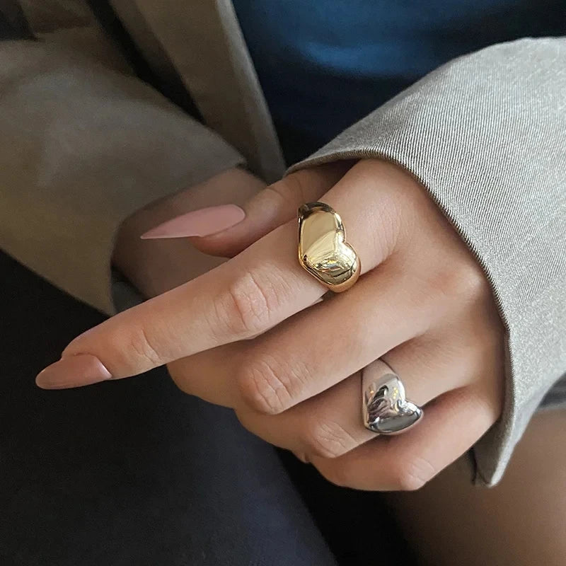 Heart Stainless Steel Ring
