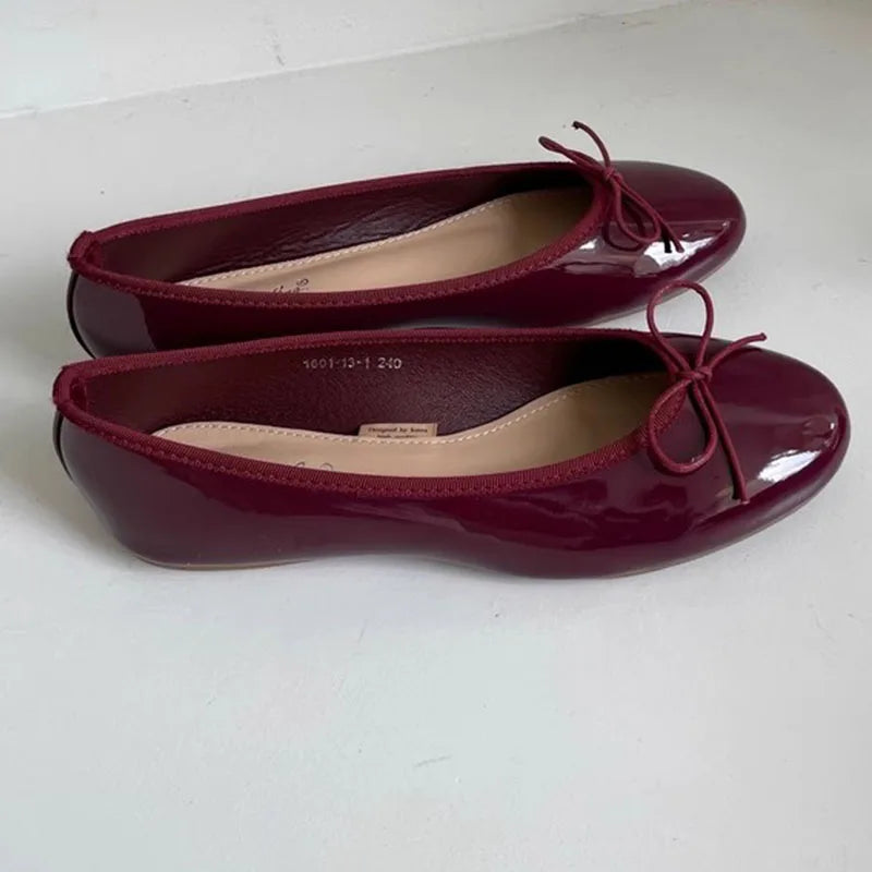 Colorful Bow Ballet Flat