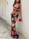 Sheer V‑Neck Mesh Set
