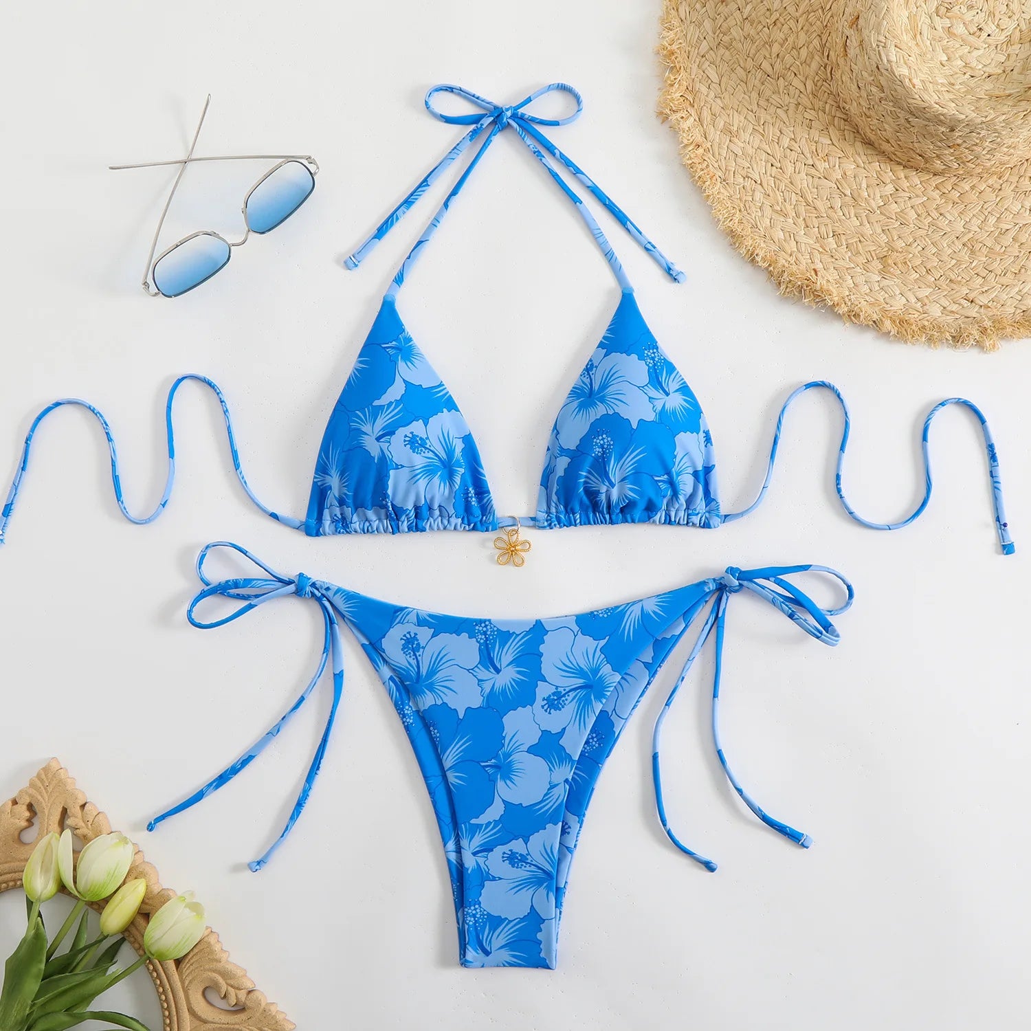 Micro Triangle Brazilian Bikini Set