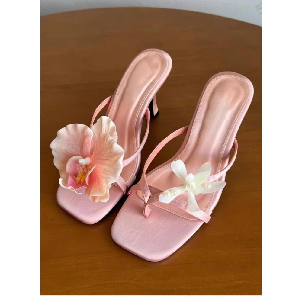 Flower Sandal Heel