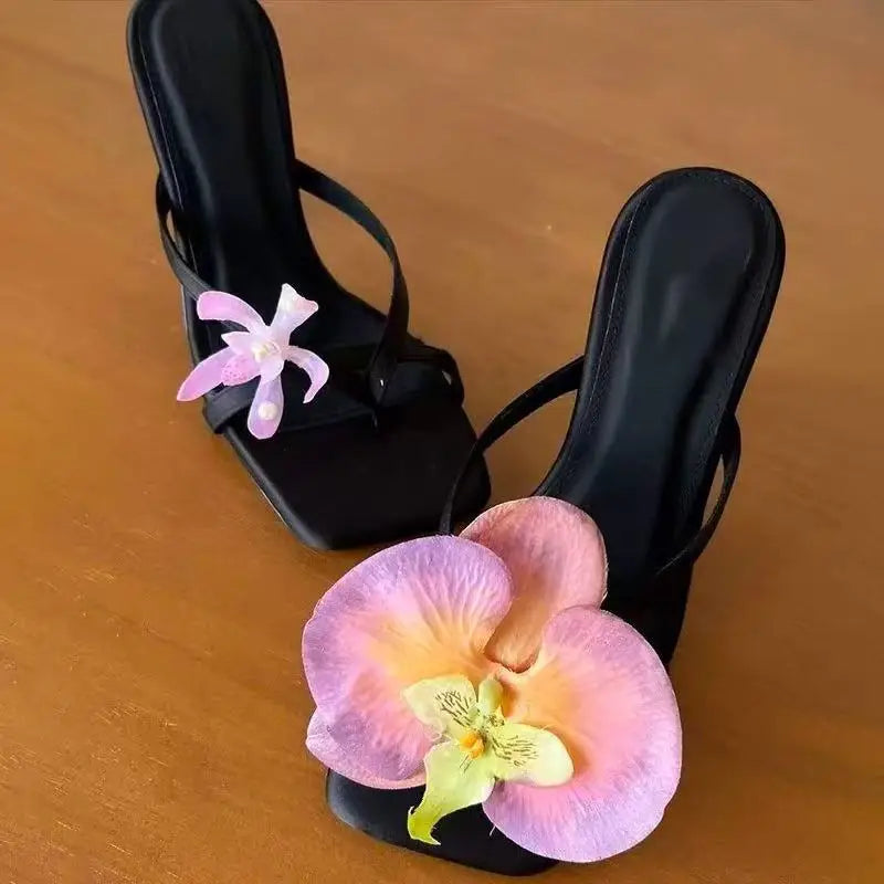 Flower Sandal Heel